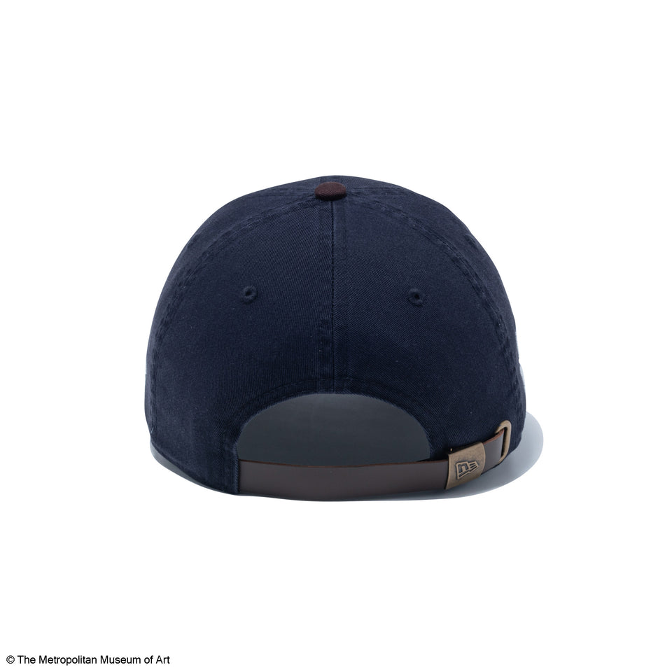 9THIRTY The Met レザーストラップ ネイビー バーントウッドバイザー | NEW ERA ニューエラ公式オンラインストア
