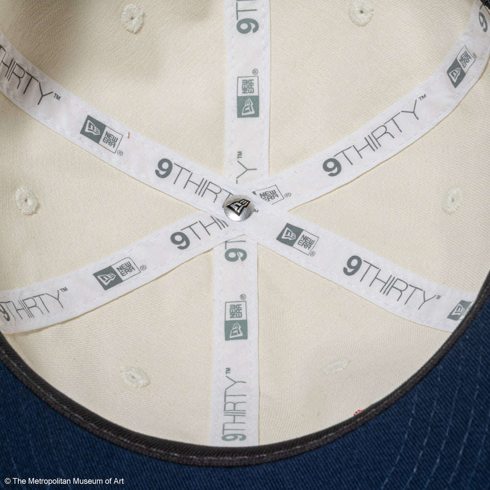 9THIRTY The Met レザーストラップ クローム オーシャンサイドブルーバイザー | NEW ERA ニューエラ公式オンラインストア