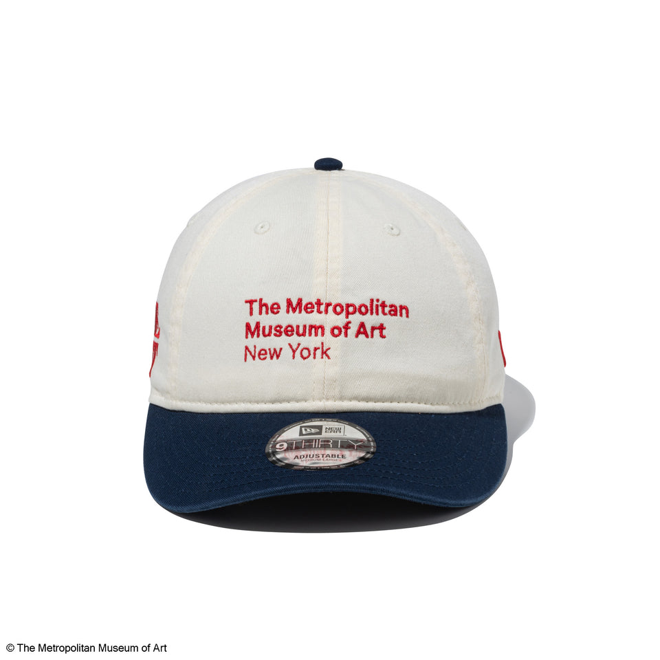 9THIRTY The Met レザーストラップ クローム オーシャンサイドブルーバイザー | NEW ERA ニューエラ公式オンラインストア