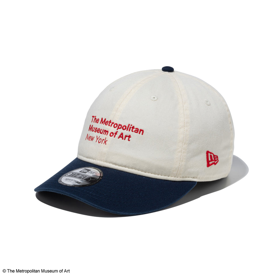 9THIRTY The Met レザーストラップ クローム オーシャンサイドブルーバイザー | NEW ERA ニューエラ公式オンラインストア