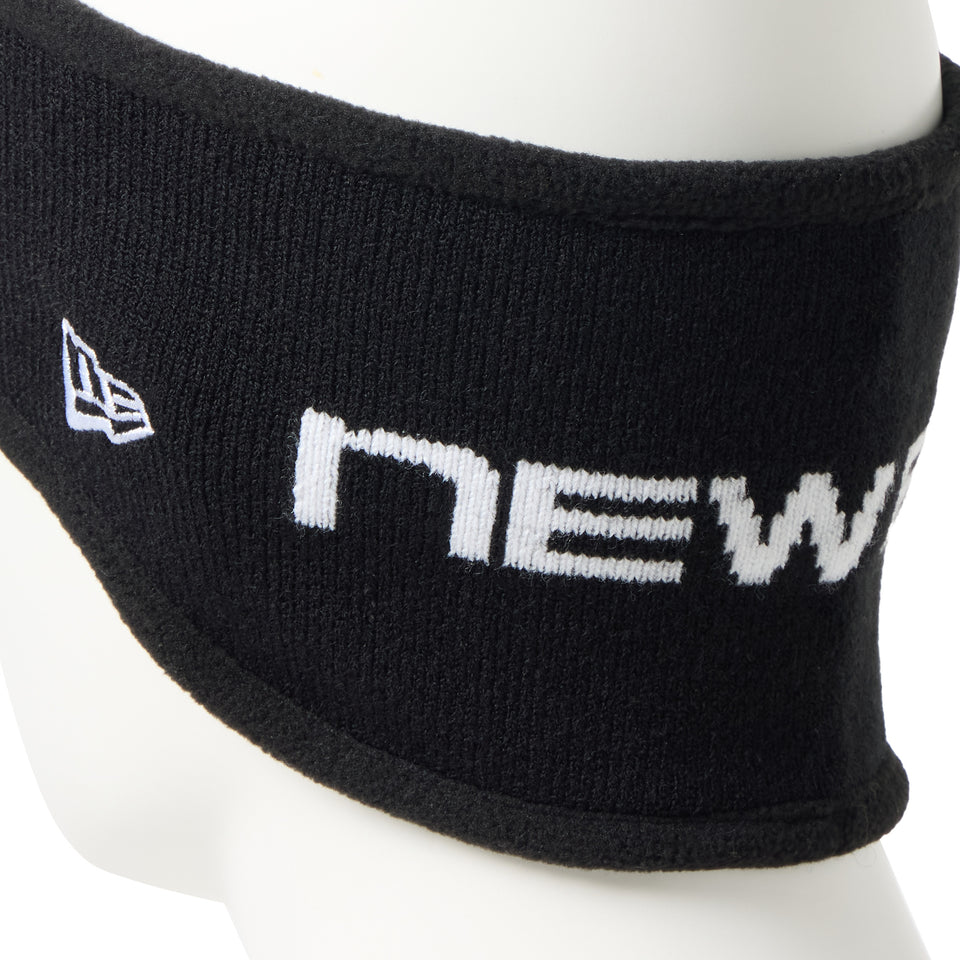 ニット イヤーウォーマー ブランドネームロゴ ブラック/ホワイト | NEW ERA ニューエラ公式オンラインストア