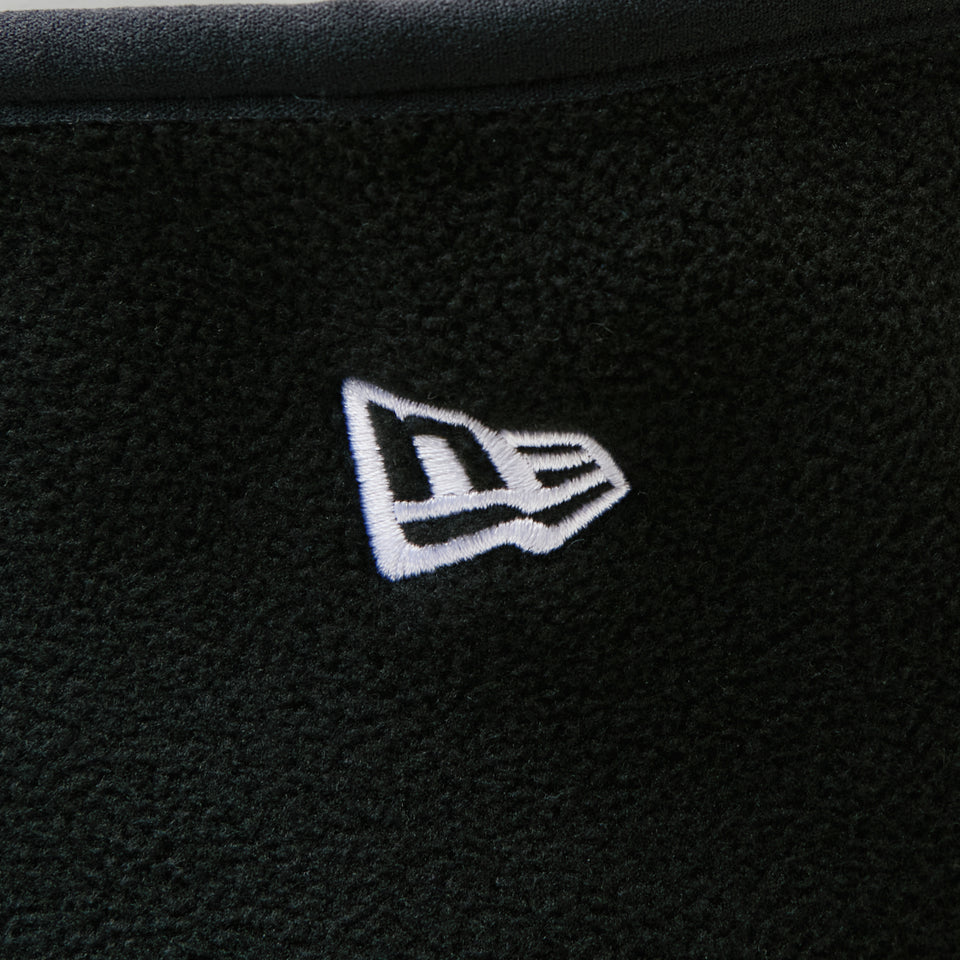 フリース ネックウォーマー ロング ブランドネームロゴ ブラック/ホワイト | NEW ERA ニューエラ公式オンラインストア