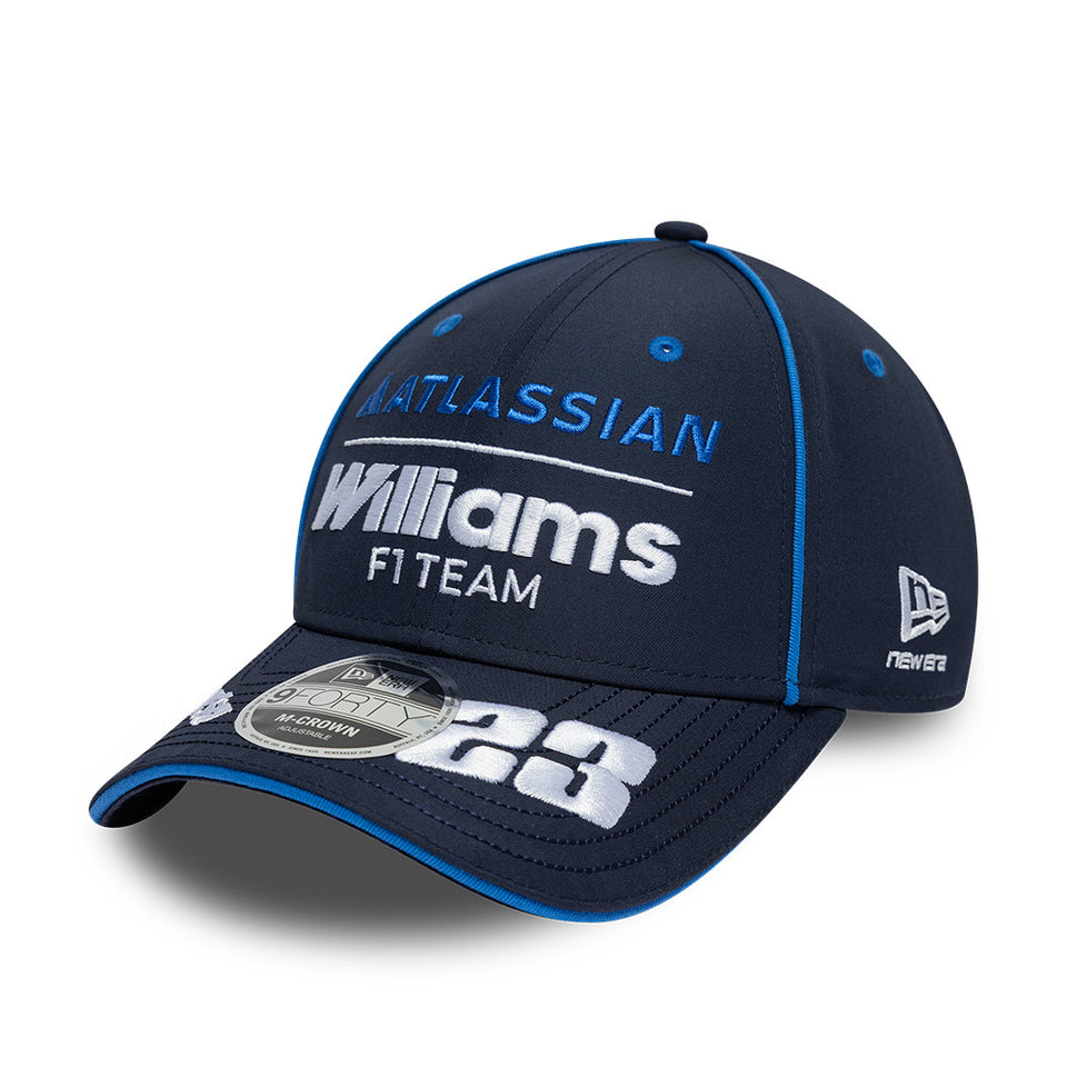 9FORTY M-Crown Atlassian Williams F1 Team Alex Albon 23 ネイビー