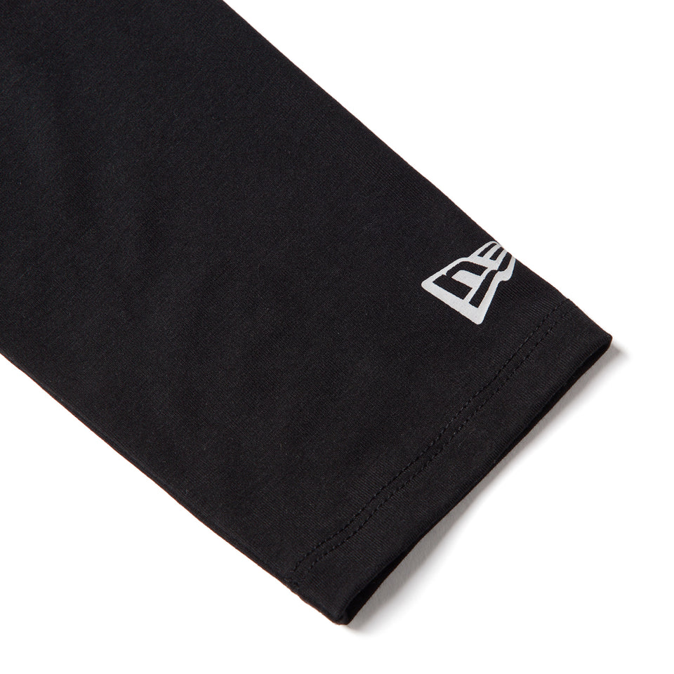Women's 長袖 サイド ドローストリング Tシャツ TPUロゴ ブラック｜パフォーマンスアパレル | NEW ERA ニューエラ公式オンラインストア