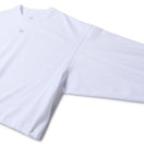 Women's 長袖 サイド ドローストリング Tシャツ ホワイト｜パフォーマンスアパレル