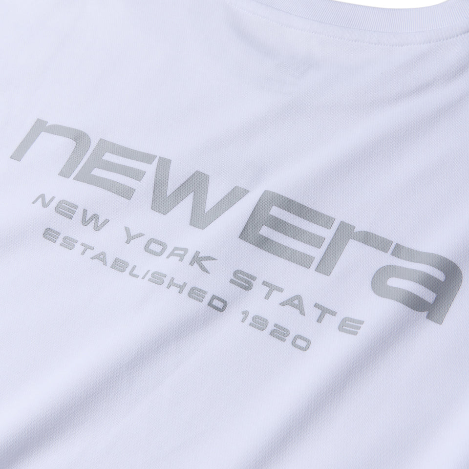 Women's 長袖 サイド ドローストリング Tシャツ ホワイト｜パフォーマンスアパレル