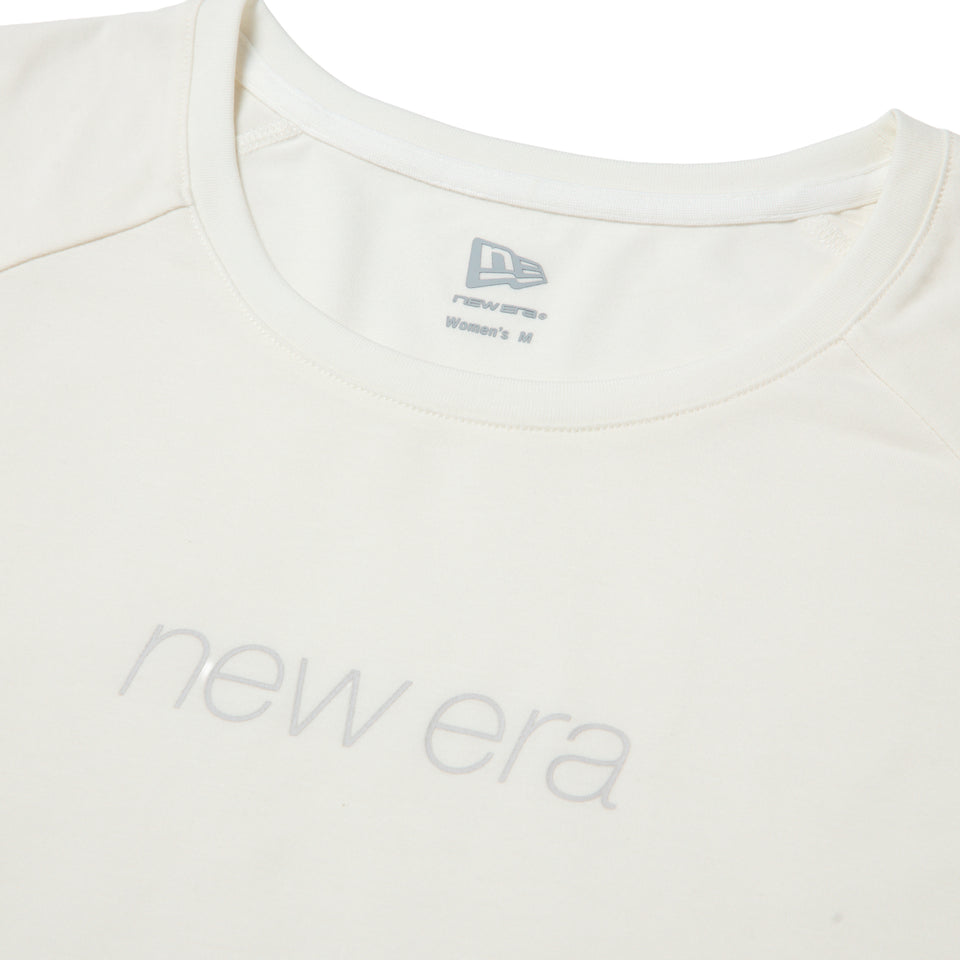 Women's 長袖 ミドルレングス Tシャツ アイボリー｜パフォーマンスアパレル | NEW ERA ニューエラ公式オンラインストア