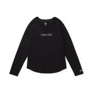 Women's 長袖 ミドルレングス Tシャツ ブラック｜パフォーマンスアパレル | NEW ERA ニューエラ公式オンラインストア