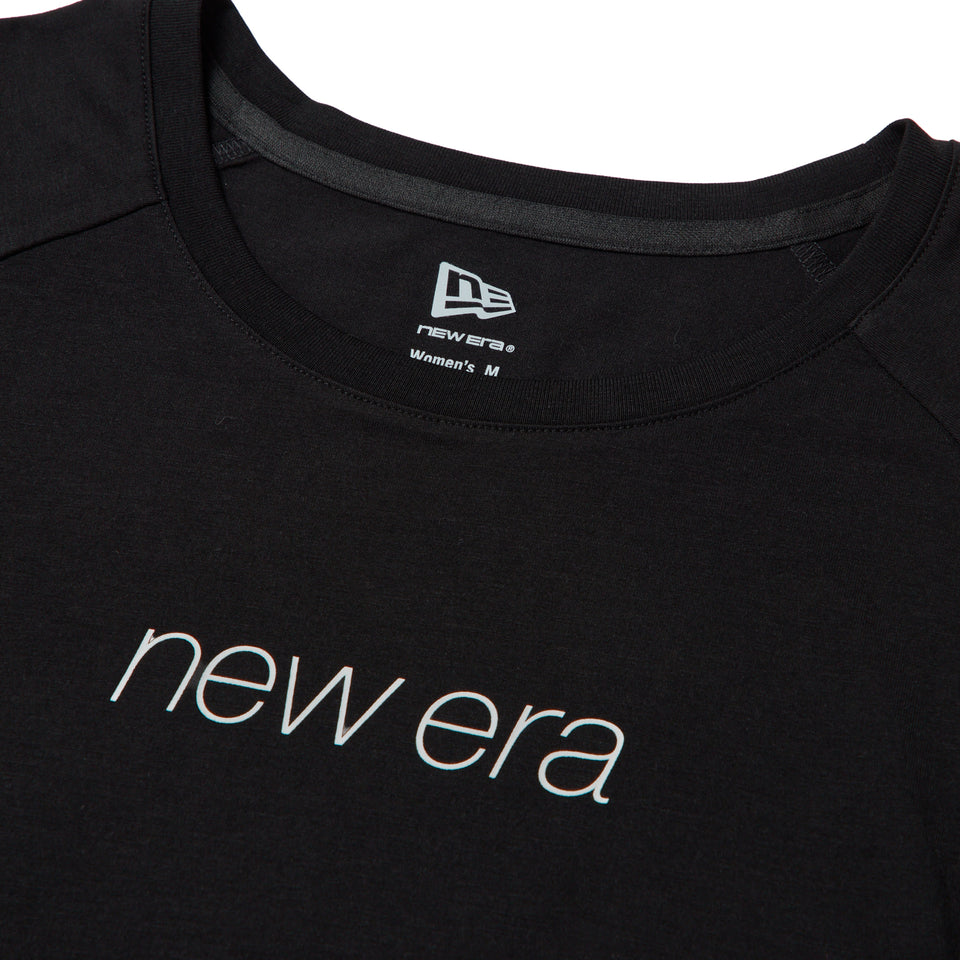 Women's 長袖 ミドルレングス Tシャツ ブラック｜パフォーマンスアパレル | NEW ERA ニューエラ公式オンラインストア