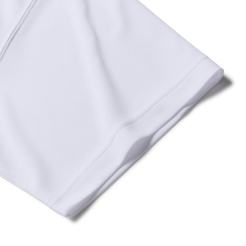 Women's ハーフスリーブ テック Tシャツ Brand Name Logo ホワイト｜パフォーマンスアパレル | NEW ERA ニューエラ公式オンラインストア
