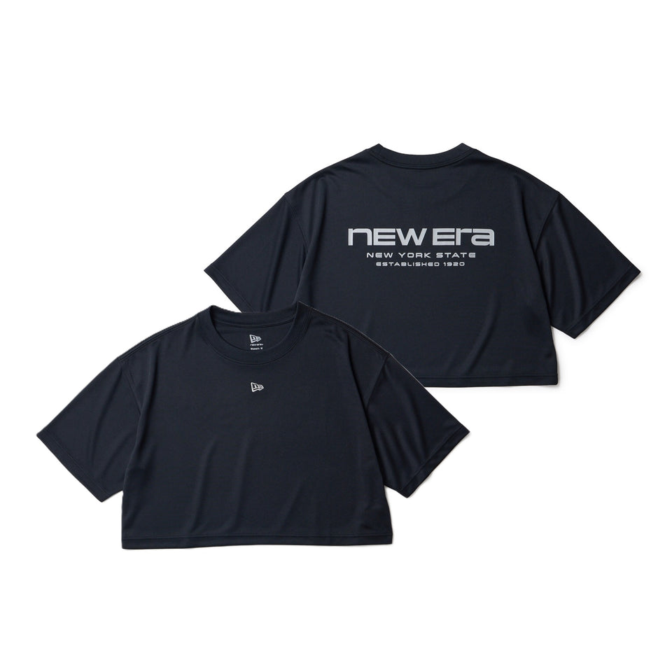 ウィメンズ ハーフスリーブ テック Tシャツ Brand Name Logo ブラック｜パフォーマンスアパレル