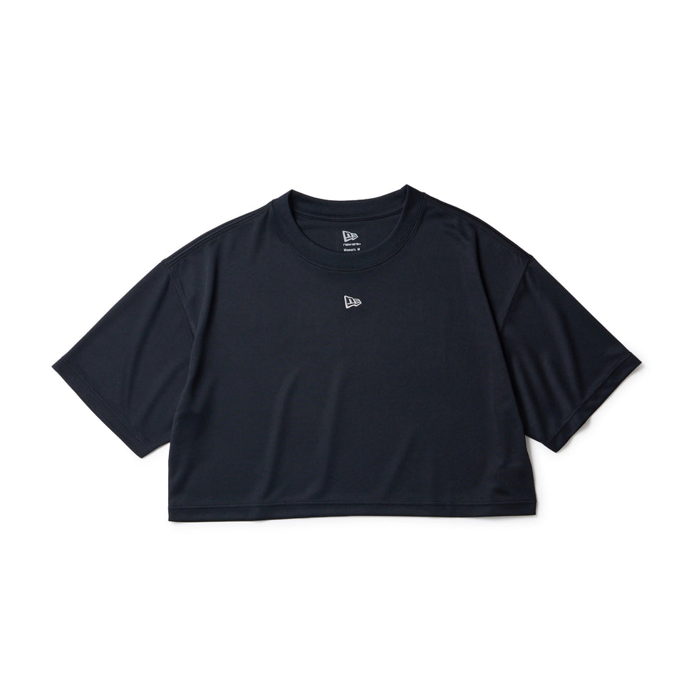 Women's ハーフスリーブ テック Tシャツ Brand Name Logo ブラック｜パフォーマンスアパレル | NEW ERA ニューエラ公式オンラインストア