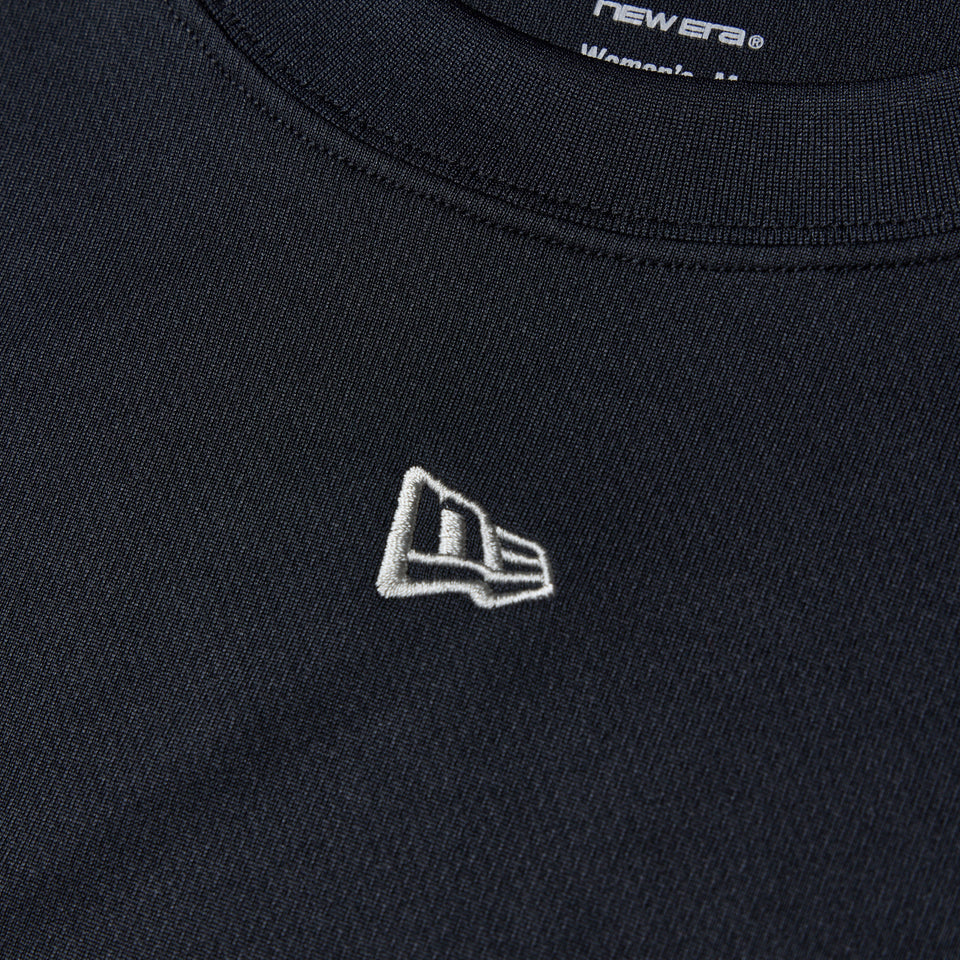 Women's ハーフスリーブ テック Tシャツ Brand Name Logo ブラック｜パフォーマンスアパレル | NEW ERA ニューエラ公式オンラインストア