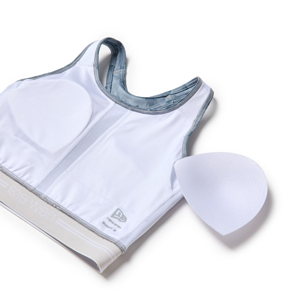 Women's ブラトップ Waist Logo グレー｜パフォーマンスアパレル