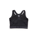 Women's ブラトップ Waist Logo ブラック｜パフォーマンスアパレル