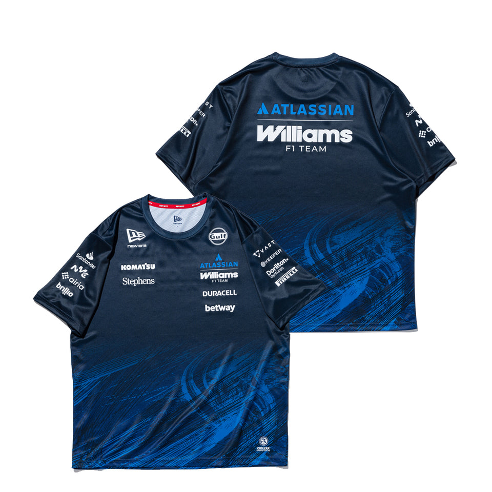 半袖 テック Tシャツ Atlassian Williams F1 Team アトラシアン・ウィリアムズF1チーム ネイビー