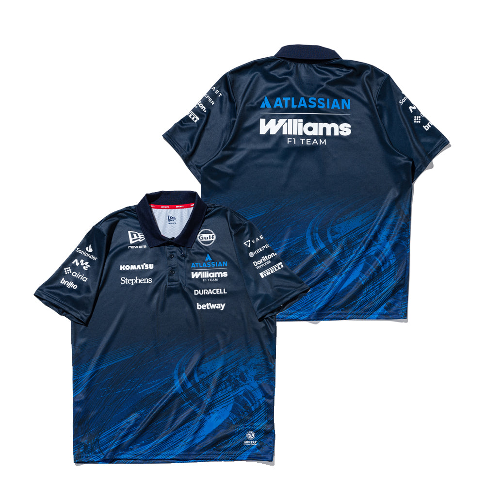 半袖 テック ポロシャツ Atlassian Williams F1 Team アトラシアン