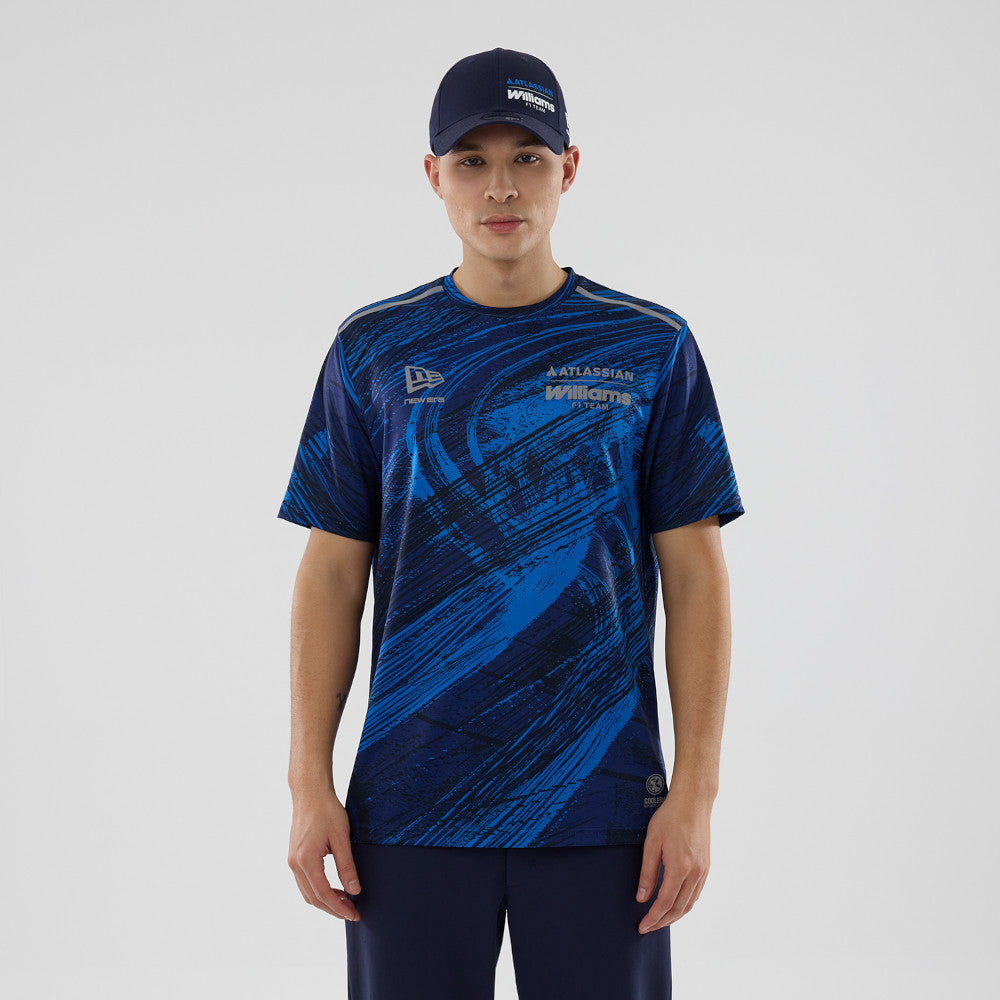 半袖 テック Tシャツ Atlassian Williams F1 Team オールオーバー