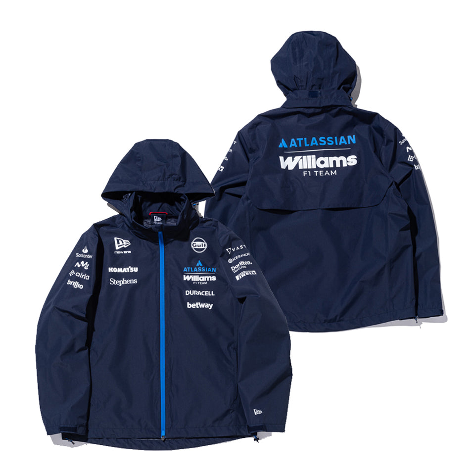 2025 F1 ウィリアムズ　チーム　スタッフ用　レインジャケット　支給品 レインジャケット Atlassian Williams F1 Team アトラシアン