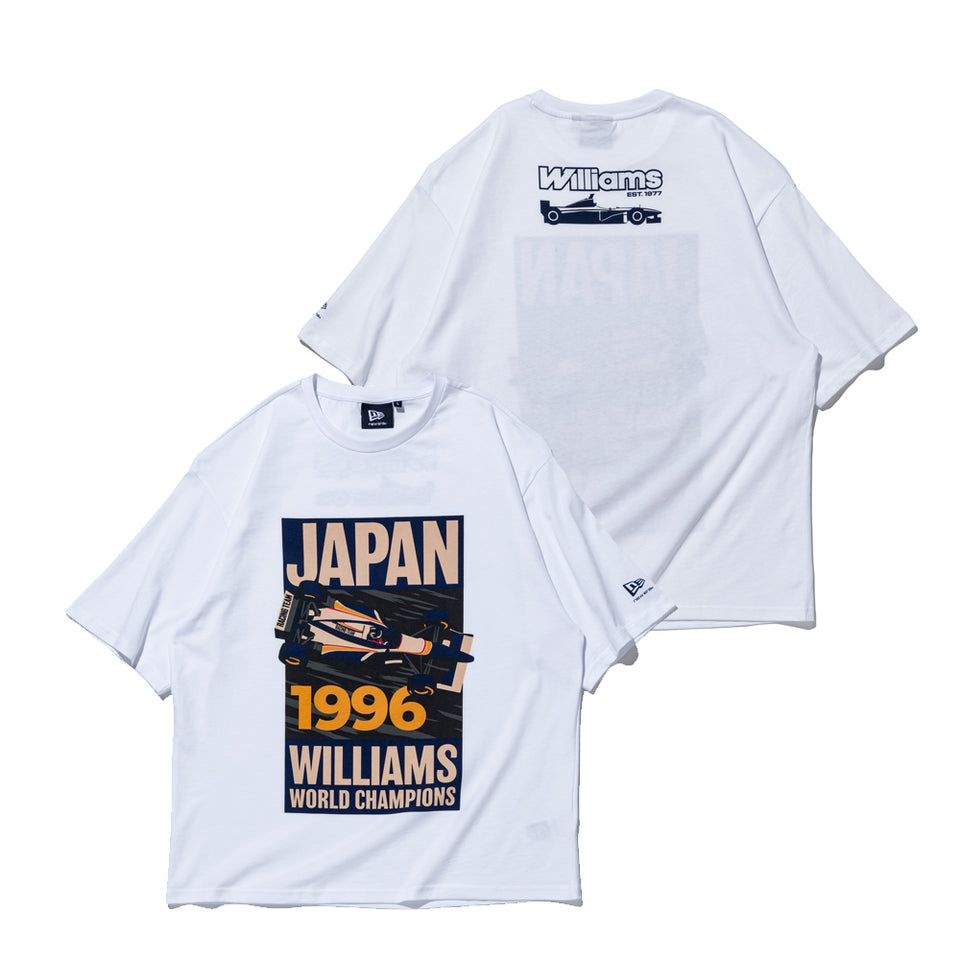 半袖 オーバーサイズド コットン Tシャツ Atlassian Williams F1 Team