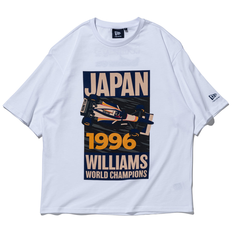 半袖 オーバーサイズド コットン Tシャツ Atlassian Williams F1 Team Launch アトラシアン・ウィリアムズF1チーム Japan Race Special poster ホワイト | NEW ERA ニューエラ公式オンラインストア
