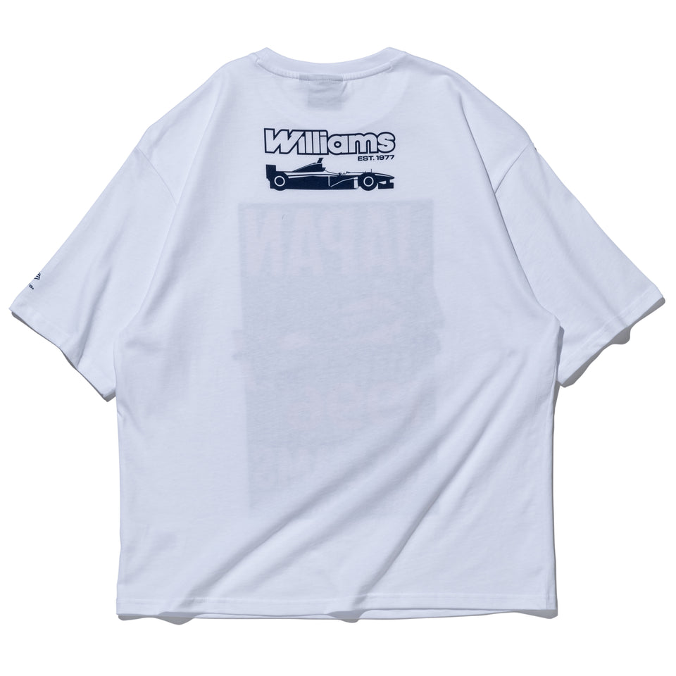 半袖 オーバーサイズド コットン Tシャツ Atlassian Williams F1 Team Launch アトラシアン・ウィリアムズF1チーム Japan Race Special poster ホワイト | NEW ERA ニューエラ公式オンラインストア