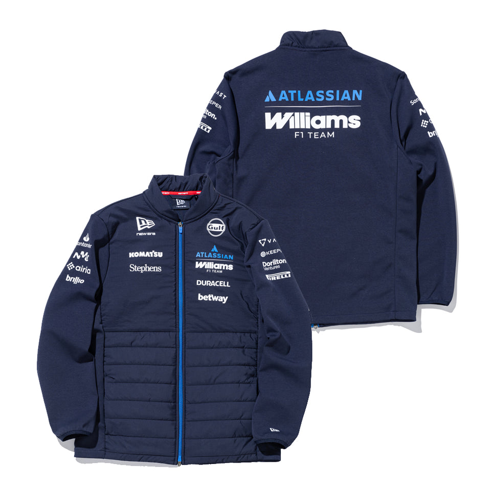ハイブリット パデットジャケット Atlassian Williams F1 Team