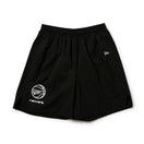 バスケットボール ウーブン ショートパンツ Round Ball Brand Name Logo ブラック｜パフォーマンスアパレル | NEW ERA ニューエラ公式オンラインストア
