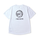 バスケットボール 半袖 テック Tシャツ Round Ball Brand Name Logo ホワイト｜パフォーマンスアパレル | NEW ERA ニューエラ公式オンラインストア