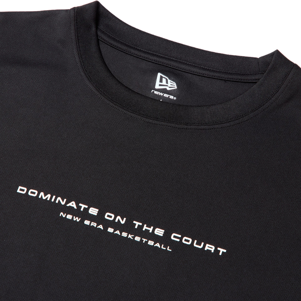 バスケットボール 半袖 テック Tシャツ Round Ball Brand Name Logo ブラック｜パフォーマンスアパレル | NEW ERA ニューエラ公式オンラインストア