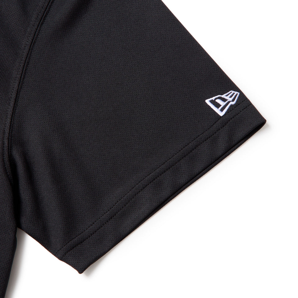 バスケットボール 半袖 テック Tシャツ Round Ball Brand Name Logo ブラック｜パフォーマンスアパレル | NEW ERA ニューエラ公式オンラインストア