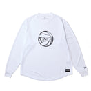 バスケットボール 長袖 オーバーサイズド テック Tシャツ Round Ball Logo ホワイト｜パフォーマンスアパレル | NEW ERA ニューエラ公式オンラインストア