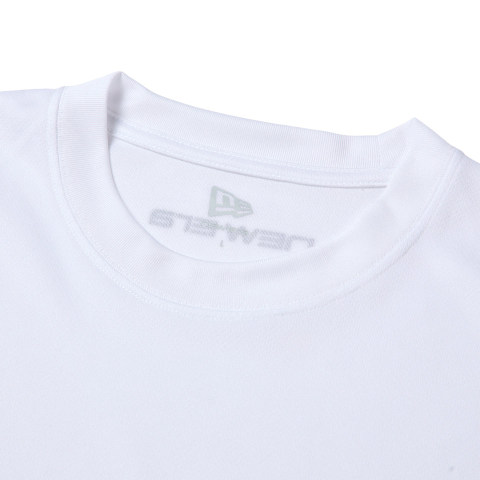 バスケットボール 長袖 オーバーサイズド テック Tシャツ Round Ball Logo ホワイト｜パフォーマンスアパレル | NEW ERA ニューエラ公式オンラインストア