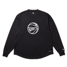 バスケットボール 長袖 オーバーサイズド テック Tシャツ Round Ball Logo ブラック｜パフォーマンスアパレル | NEW ERA ニューエラ公式オンラインストア