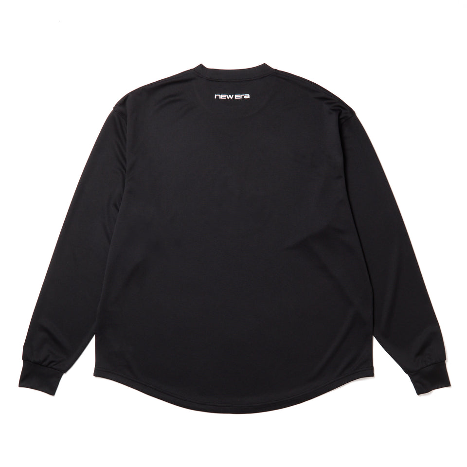 バスケットボール 長袖 オーバーサイズド テック Tシャツ Round Ball Logo ブラック｜パフォーマンスアパレル | NEW ERA ニューエラ公式オンラインストア