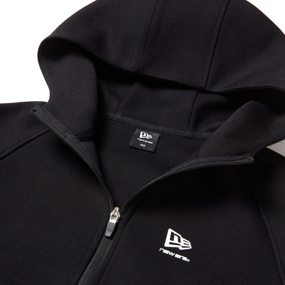 キッズ Youth テックスウェット フルジップ フーディ ブランドネームロゴ ブラック｜パフォーマンスアパレル | NEW ERA ニューエラ公式オンラインストア