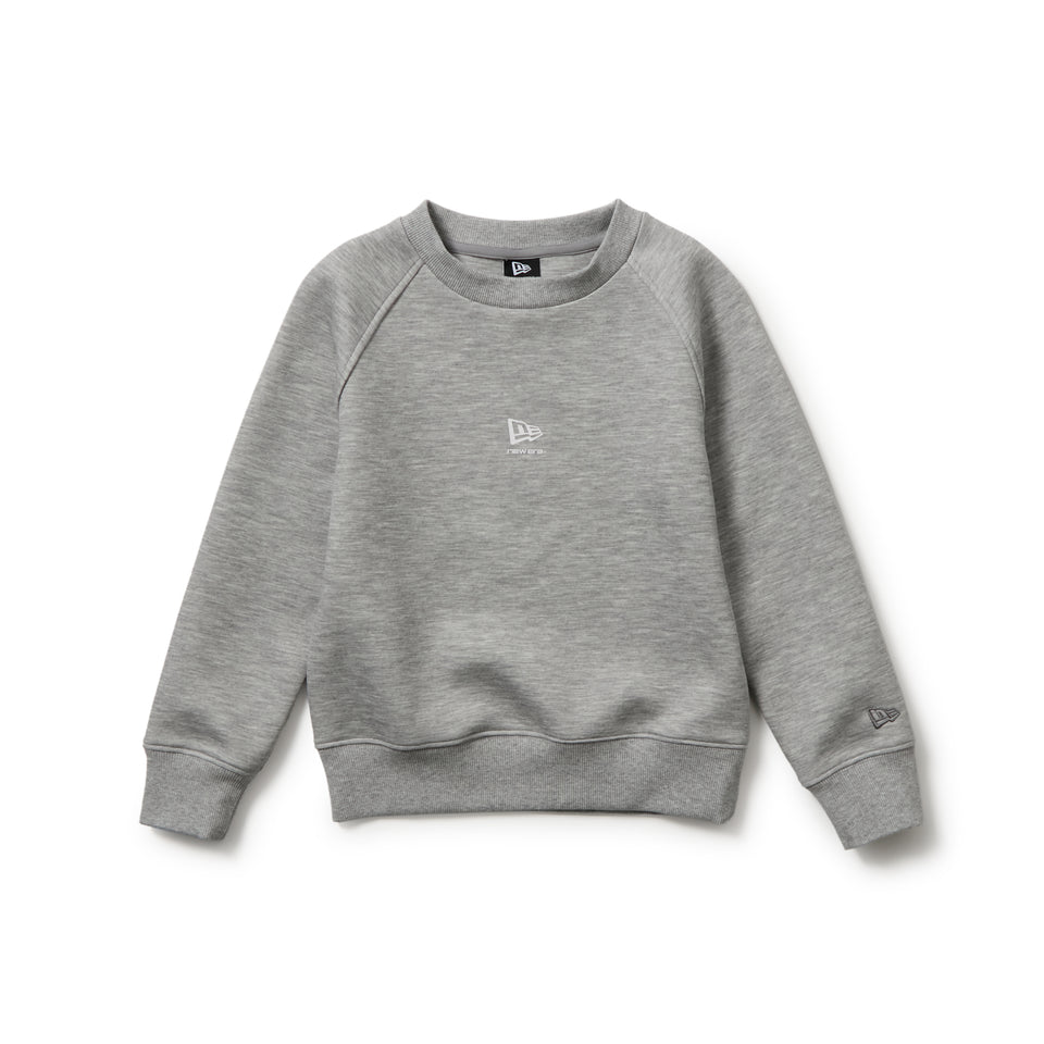 キッズ Youth テックスウェット クルーネック ブランドネームロゴ グレー｜パフォーマンスアパレル | NEW ERA ニューエラ公式オンラインストア