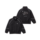 キッズ Youth オーバーサイズド パイピング ジャケット ボックスロゴ ブラック｜パフォーマンスアパレル | NEW ERA ニューエラ公式オンラインストア