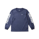 キッズ Youth 長袖 テック Tシャツ Sleeve Logo スレート｜パフォーマンスアパレル | NEW ERA ニューエラ公式オンラインストア