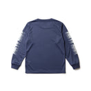 キッズ Youth 長袖 テック Tシャツ Sleeve Logo スレート｜パフォーマンスアパレル | NEW ERA ニューエラ公式オンラインストア