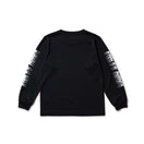 キッズ Youth 長袖 テック Tシャツ Sleeve Logo ブラック｜パフォーマンスアパレル | NEW ERA ニューエラ公式オンラインストア