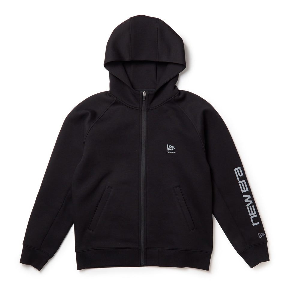 テックスウェット フルジップ フーディ シルバー ブランドネームロゴ ブラック｜パフォーマンスアパレル | NEW ERA ニューエラ公式オンラインストア
