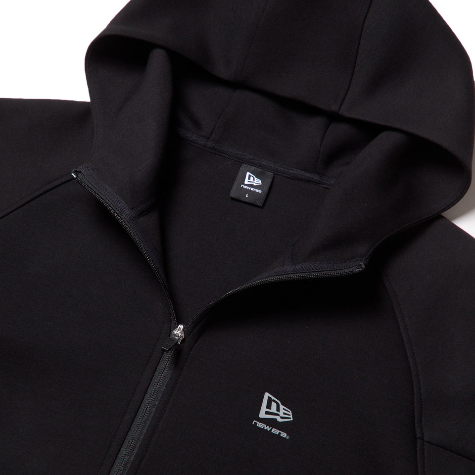 テックスウェット フルジップ フーディ シルバー ブランドネームロゴ ブラック｜パフォーマンスアパレル | NEW ERA ニューエラ公式オンラインストア