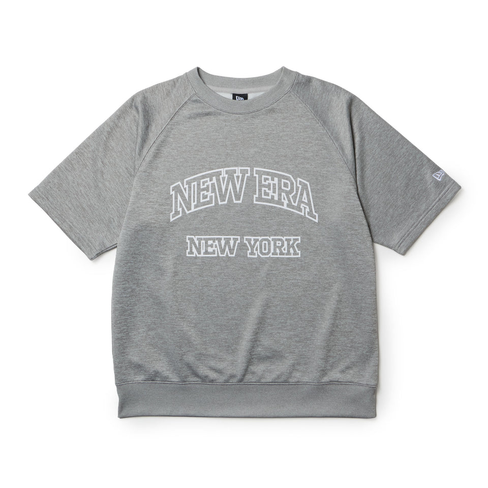 半袖 ドライスウェット Tシャツ College Logo グレー｜パフォーマンスアパレル