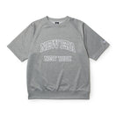 半袖 ドライスウェット Tシャツ College Logo グレー｜パフォーマンスアパレル