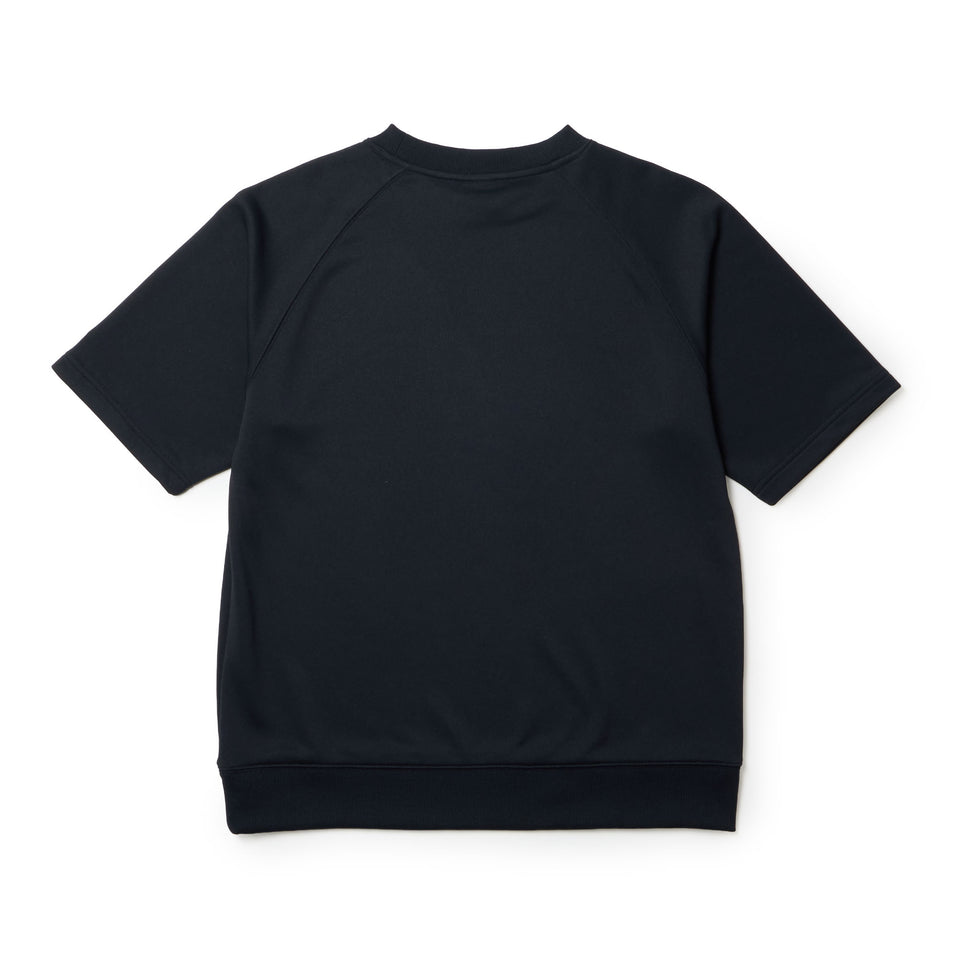 半袖 ドライスウェット Tシャツ College Logo ブラック｜パフォーマンスアパレル
