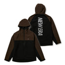 シェルジャケット VERTICAL LOGO ブラウン｜パフォーマンスアパレル | NEW ERA ニューエラ公式オンラインストア