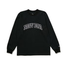 長袖 テック ワッフル Tシャツ College Logo ブラック｜パフォーマンスアパレル | NEW ERA ニューエラ公式オンラインストア
