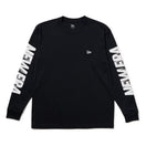 長袖 テック Tシャツ Sleeve Logo ブラック｜パフォーマンスアパレル | NEW ERA ニューエラ公式オンラインストア