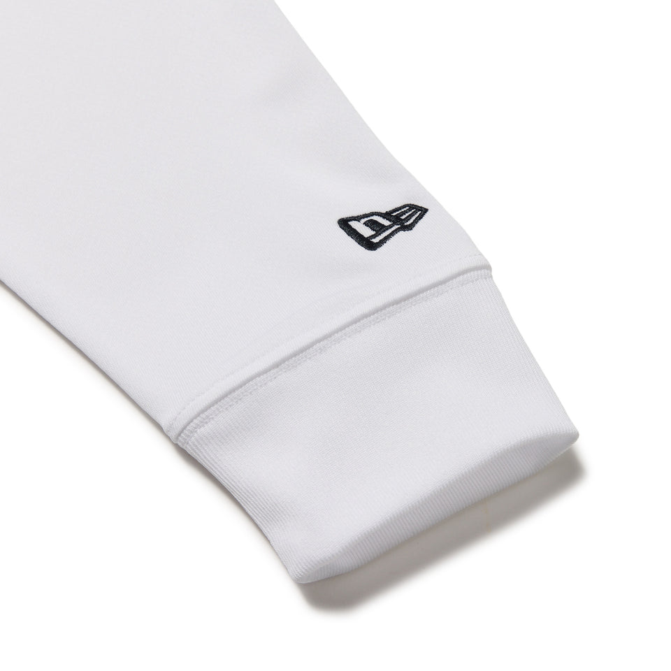 長袖 テック Tシャツ Oval Logo ホワイト｜パフォーマンスアパレル | NEW ERA ニューエラ公式オンラインストア